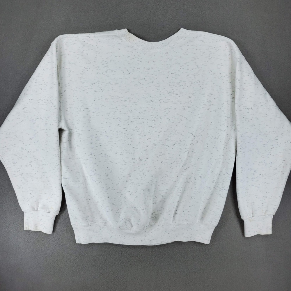 Vintage Sweatshirt Mens L White San Francisco 49ers NFL Graphic Pullover 90s - Picture 4 of 7